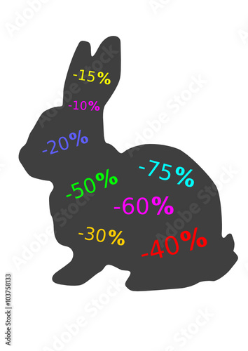 Rabatt-Hase