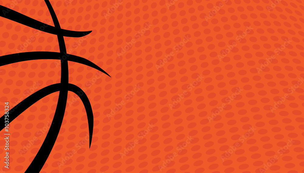 Fototapeta premium Basketball vector background