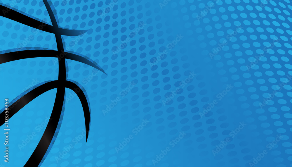 Fototapeta premium Basketball vector background