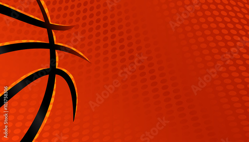 Basketball vector background