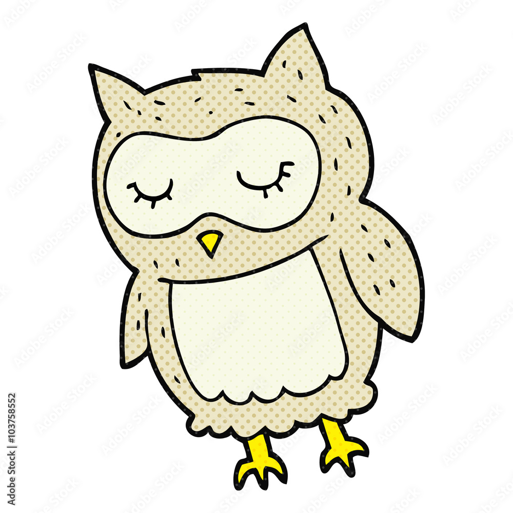 Fototapeta premium cartoon owl