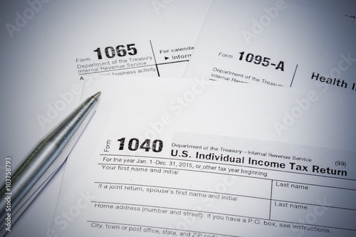 US tax form photo