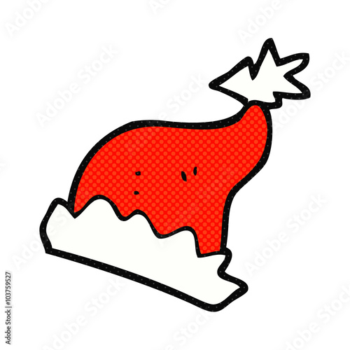 cartoon santa hat