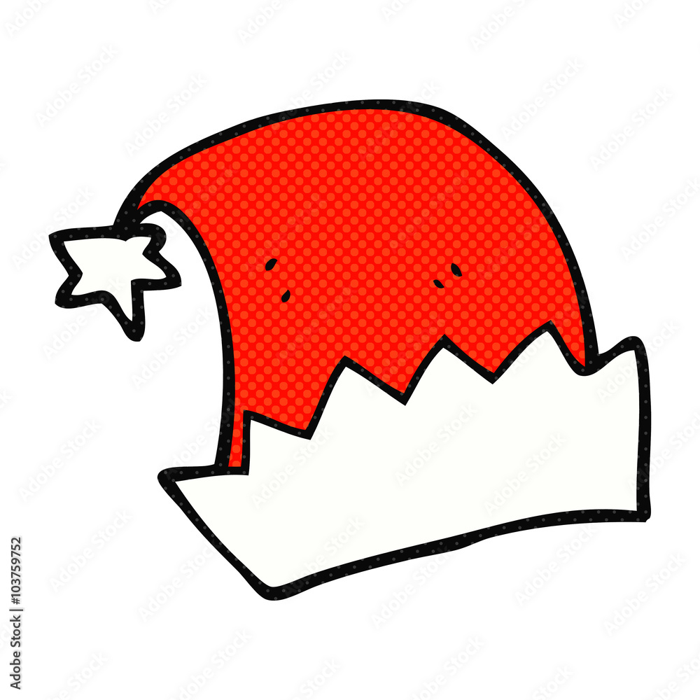 cartoon santa hat cartoon santa hat