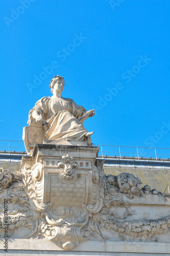 French architecture in Paris photo