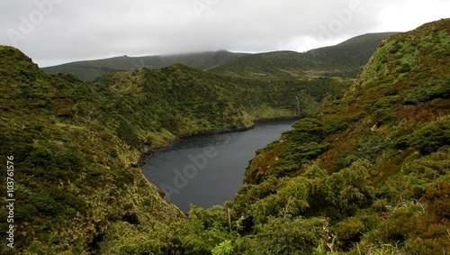 Paisagem da Ilha das Flores. Açores, Portugal photo