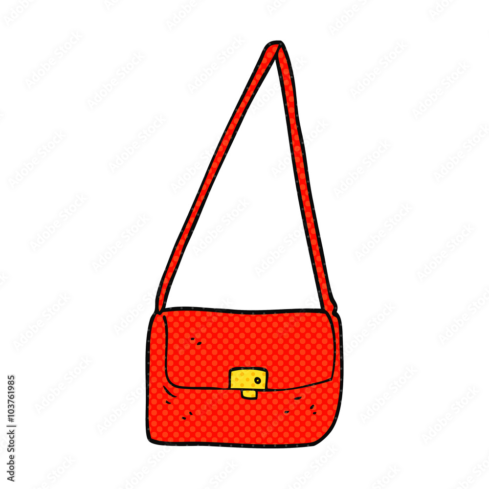 cartoon handbag