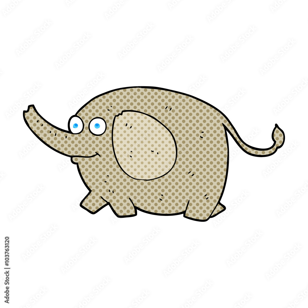 Obraz premium cartoon elephant
