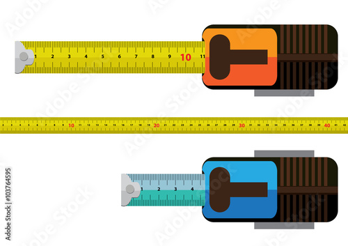 vector measure tape set