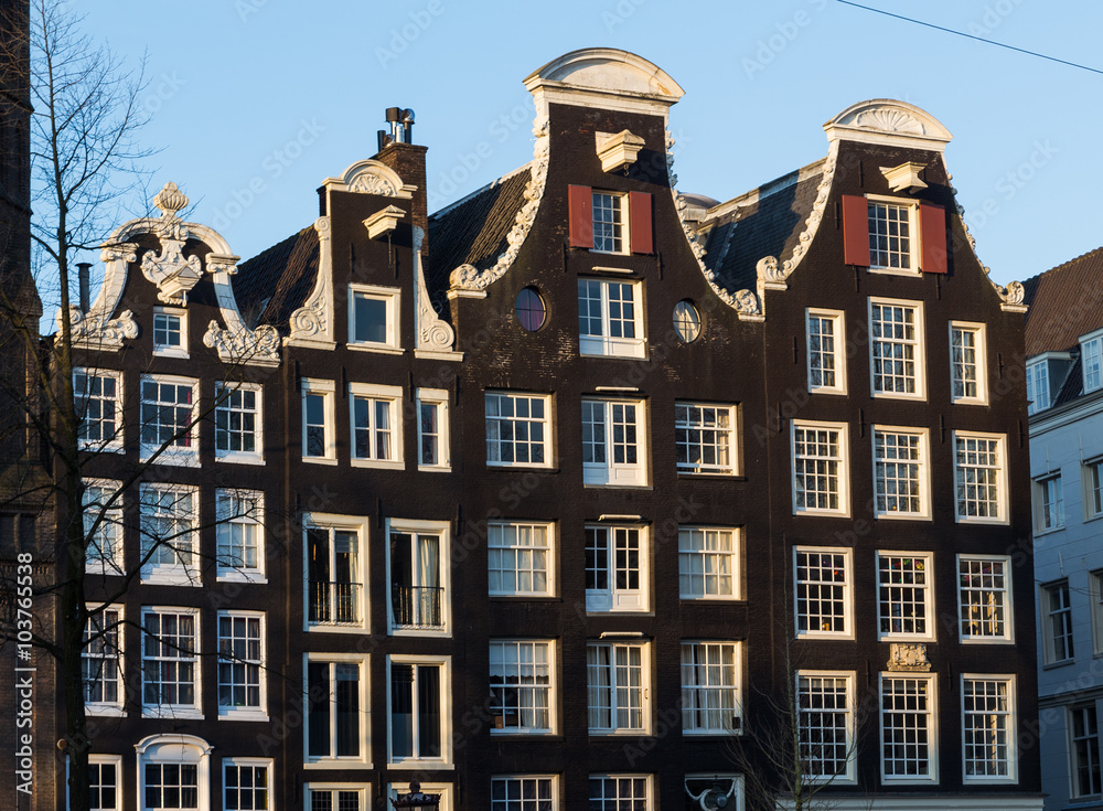 Typical Houses in Amsterdam