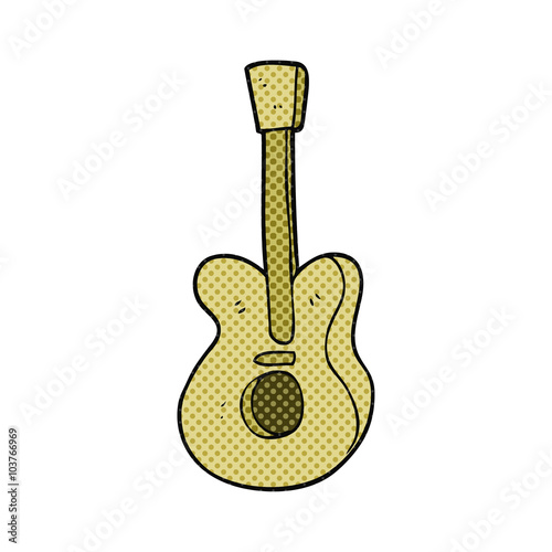 cartoon guitar