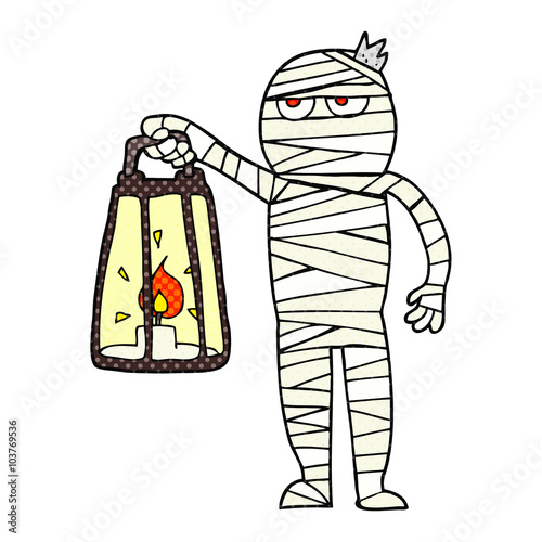 cartoon mummy