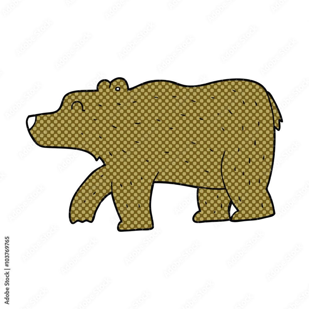 Obraz premium cartoon bear