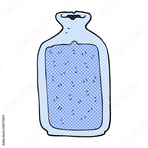 cartoon hot water bottle