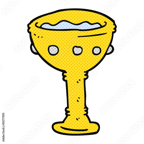 cartoon goblet