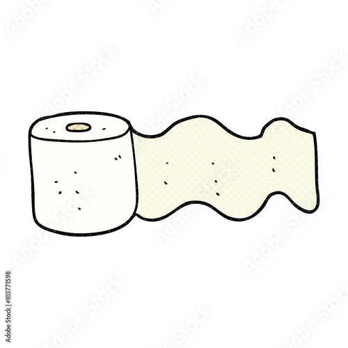 cartoon toilet paper