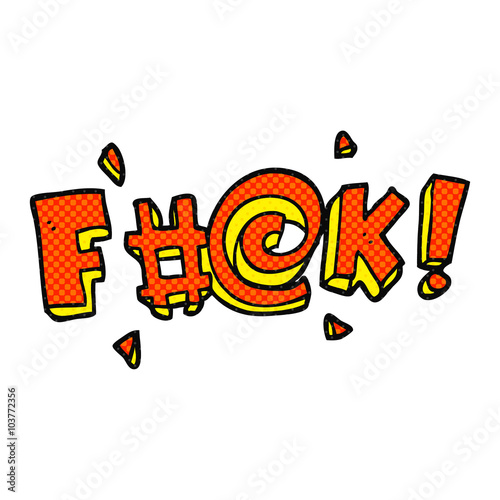 cartoon swearword