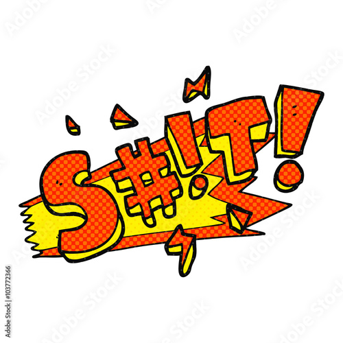 cartoon swearword