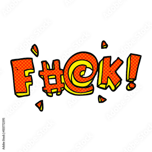 cartoon swearword
