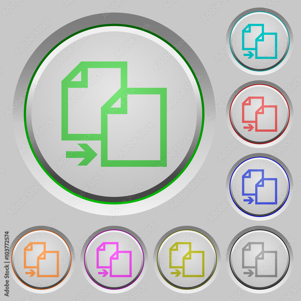 Copy push buttons Copy push buttons