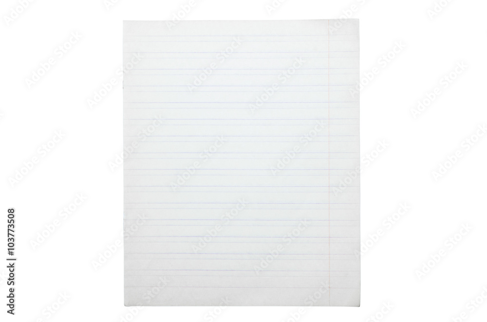Old paper isolated on white background Old paper isolated on white background