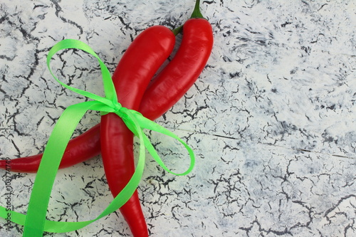 Photos a gift of two peppers