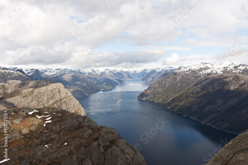 Norway, Lysefjord / Lysefjord or Lysefjorden is a fjord located in the Ryfylke area in southwestern Norway.