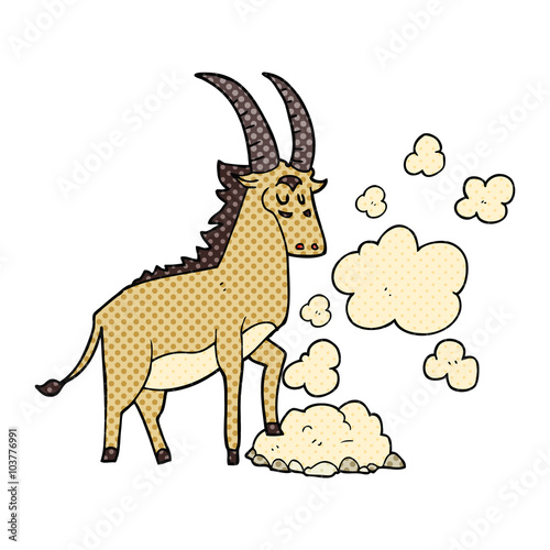 cartoon antelope