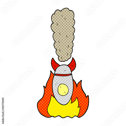 cartoon falling bomb