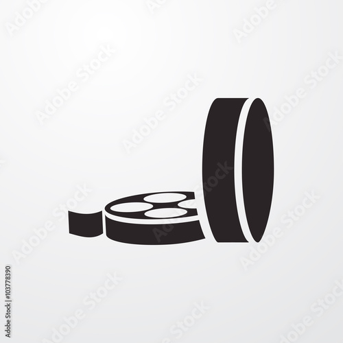 Film reel icon
