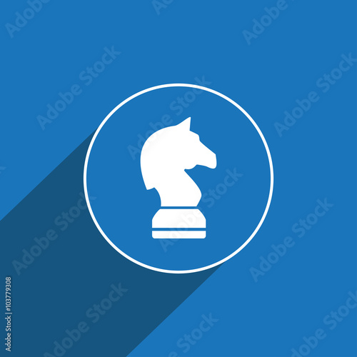 Chess knight icon