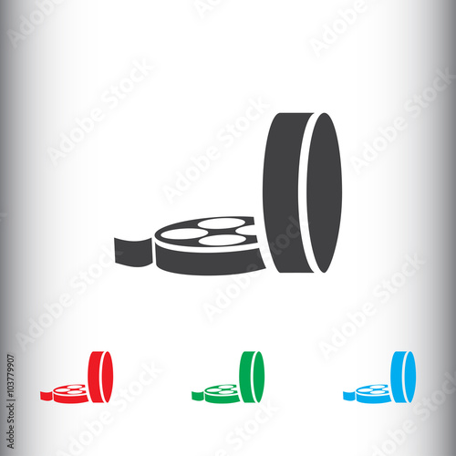 Film reel icon