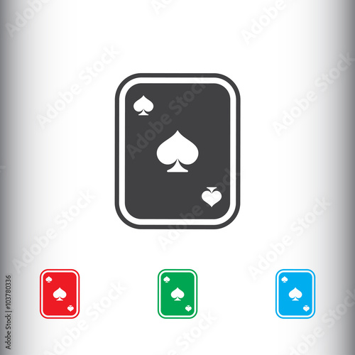Playing cards icon