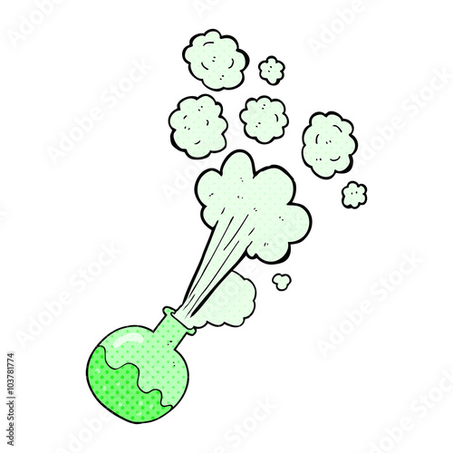 cartoon chemical reaction