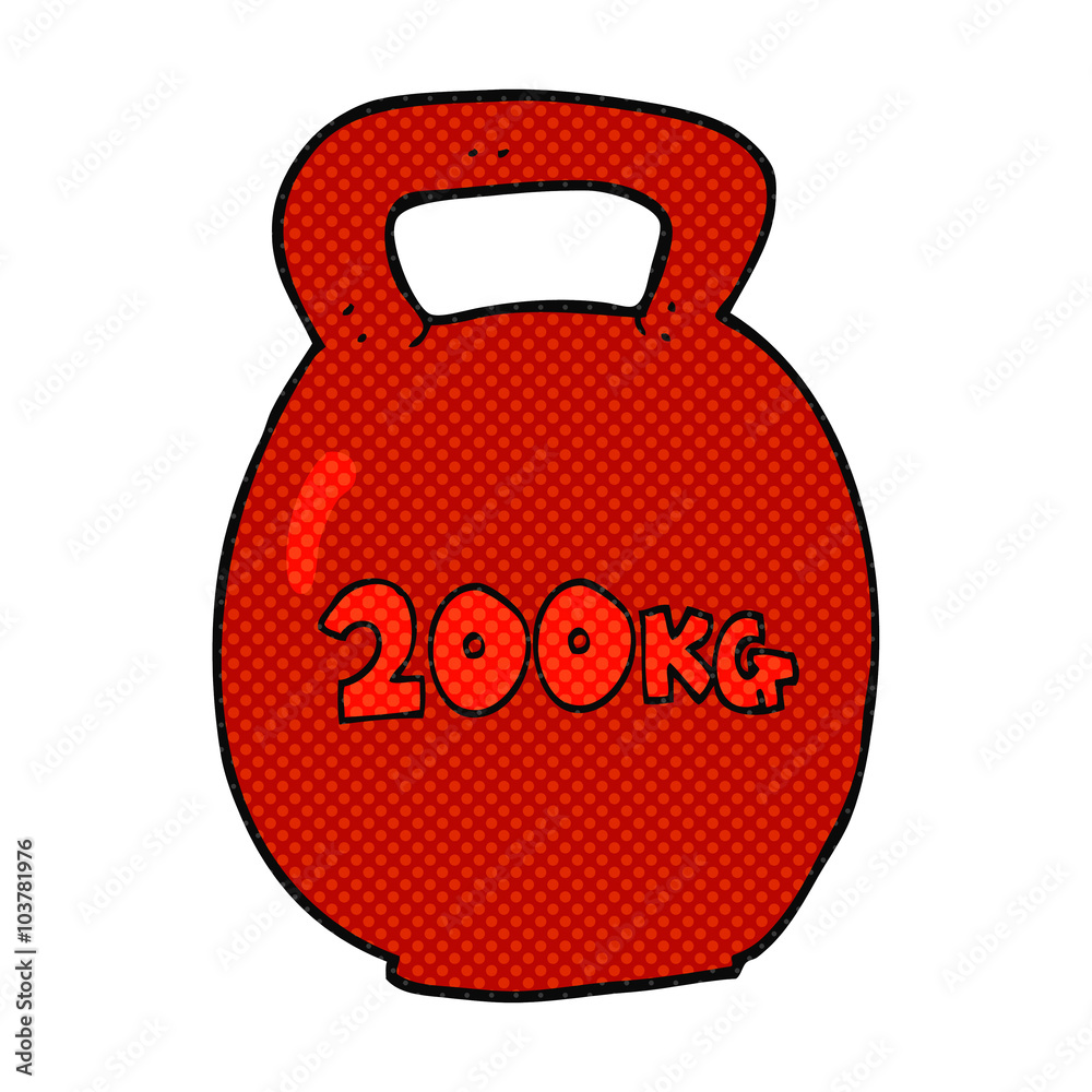 cartoon 200kg kettle bell cartoon 200kg kettle bell
