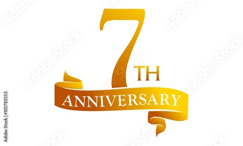 7 Ribbon Anniversary 