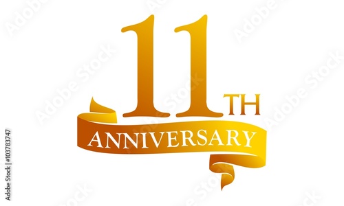 11 Ribbon Anniversary 