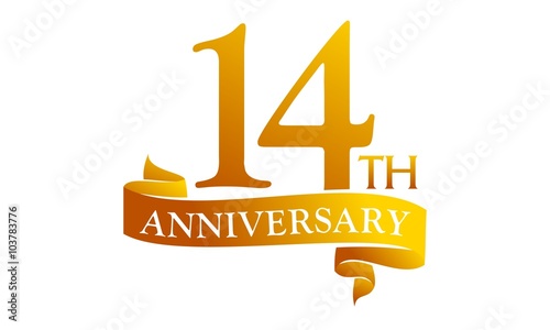 14 Ribbon Anniversary 