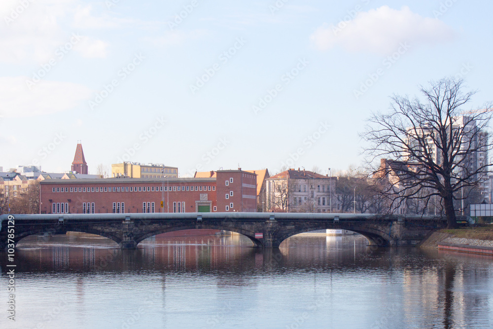 Bridge on Odra in Wroclaw
