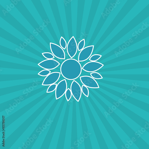 flower icon design 