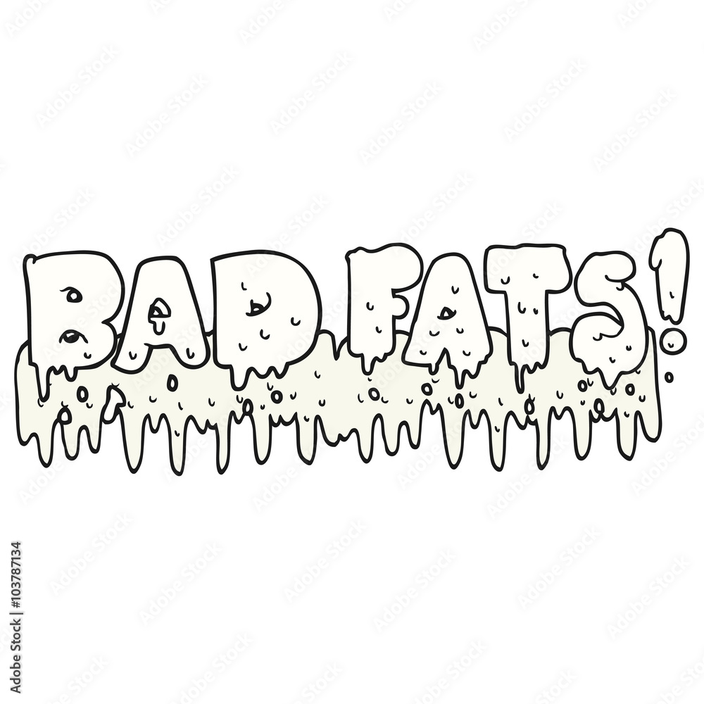 cartoon bad fats