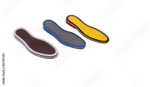 isolated shoe sole