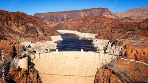 Aerial View of Hoover Dam