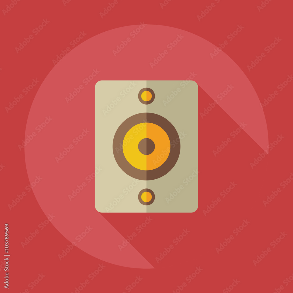 Flat modern design with shadow icons audio Flat modern design with shadow icons audio