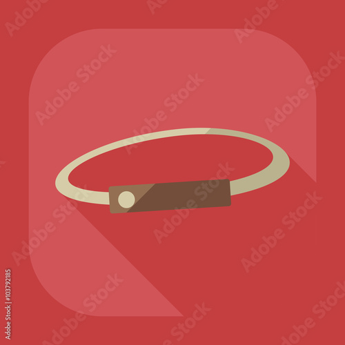 Flat modern design with shadow icon hoop