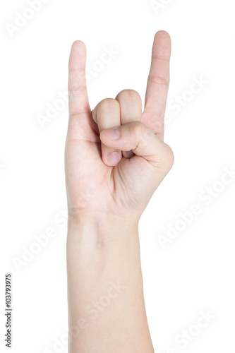 Humab hand gesture