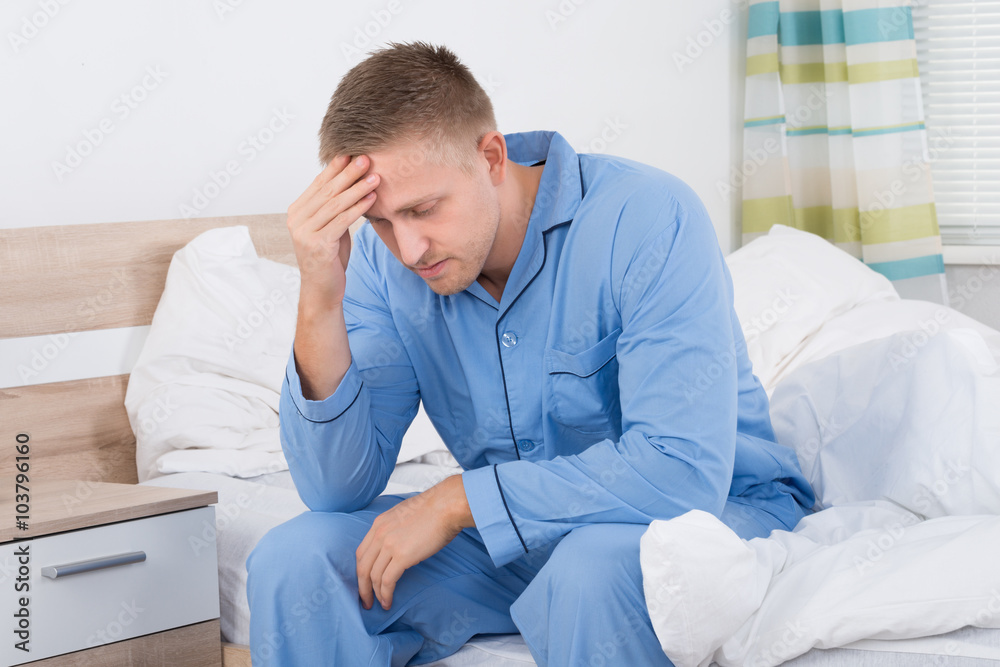 Man Suffering From Headache Man Suffering From Headache