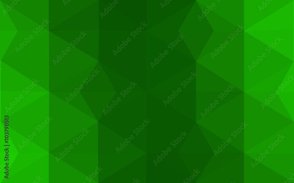 Green polygonal design pattern, which consist of triangles and gradient in origami style. Green polygonal design pattern, which consist of triangles and gradient in origami style.