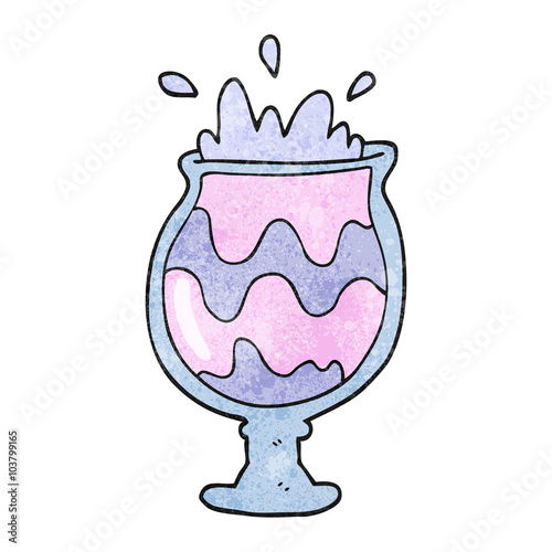 textured cartoon weird cocktail