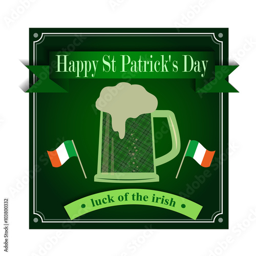 Glass of Beer Background